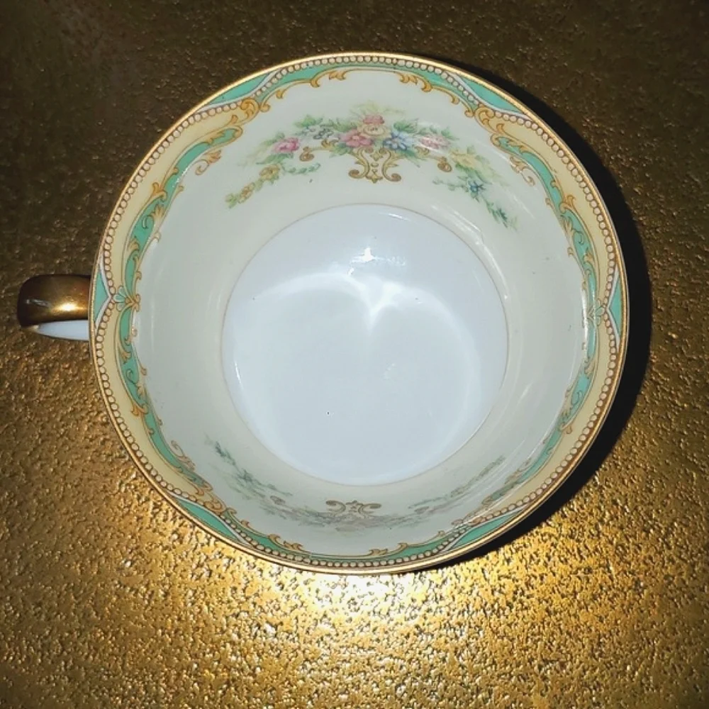 Vtg Noritake Joan 584 Teacup and Saucer Set